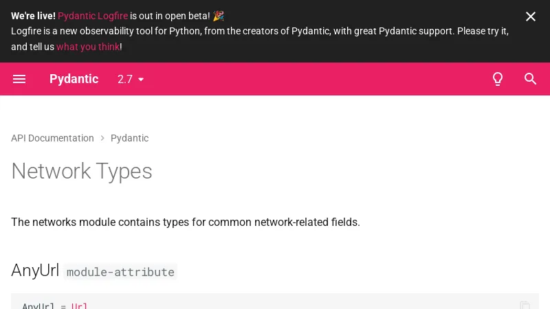 shot of post - 💭 Network Types - Pydantic