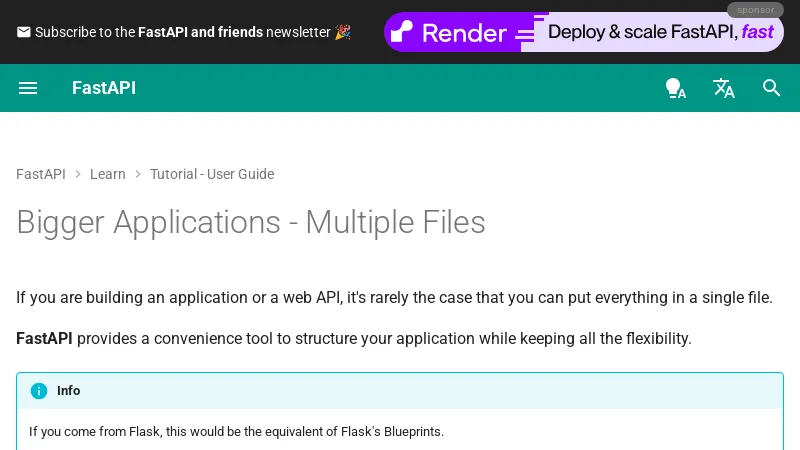shot of post - 💭 Bigger Applications - Multiple Files - FastAPI