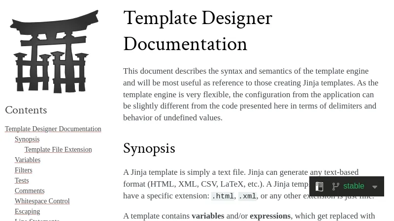 shot of post - 💭 Template Designer Documentation — Jinja Documentation
