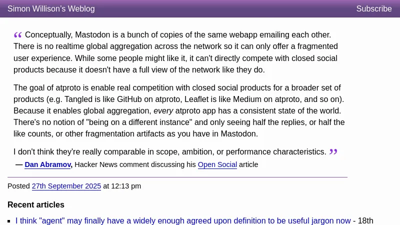 shot of post - 💭 A quote from Dan Abramov