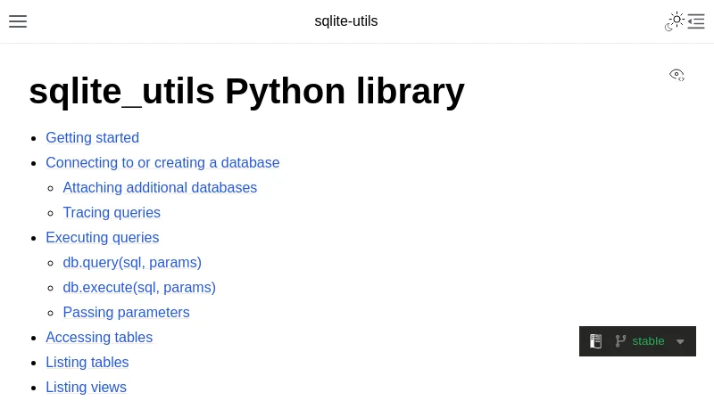 shot of post - 💭 sqlite_utils Python library - sqlite-utils